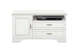 Тумба под ТВ 1Д 2Я, коллекции Кентаки, Белый Белый, БРВ Брест (Беларусь)