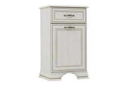 Тумба традиционная 1Д 1Я (Tiffany 1D1S), коллекции Тиффани, Вудлайн Кремовый, Анрэкс (Беларусь)