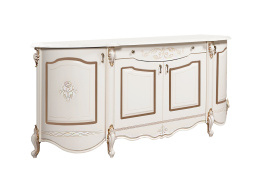 Тумба туалетная 4Д 1Я Аллегро 5, Белый, Слониммебель (Беларусь)