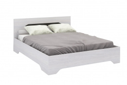 Кровать двуспальная, коллекции Валенсия, Анкор Анкор светлый, Стендмебель (Россия)