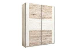 Шкаф для одежды 2Д  как часть комплекта Ким, Карпатия выбеленый, MEBEL SERVICE (Украина)