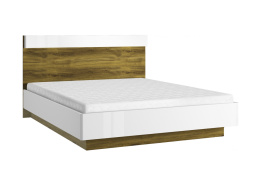 Кровать двуспальная как часть комплекта Торино, Дуб Наварра, Анрэкс (Беларусь)
