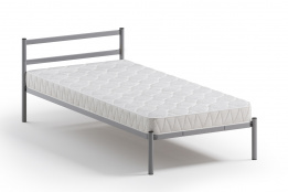 Кровать односпальная Мета, Серый, Квадрат (Россия)