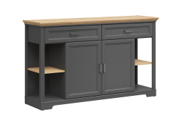 Тумба традиционная 2Д 2Я Жасмин, Графит, БРВ Брест (Беларусь)