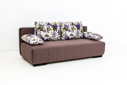 Диван прямой раскладной Бостон 2, Lovely33+фловерс03, Мебельный Формат (Россия)