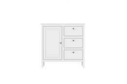 Тумба традиционная 1Д 3Я, модульной системы Хельга, Белый, БРВ Брест (Беларусь)