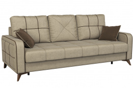 Диван прямой раскладной Черри, ТД180/1 Бежевый, Нижегородмебель и К (Россия)