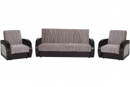 Комплект мягкой мебели Сиеста 2, Темно-бежевый, АСМ Элегант(Россия)