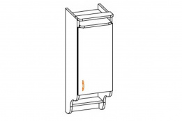 Шкаф кухонный 400, 1Д  как часть комплекта Корона, Яблоня, MEBEL SERVICE (Украина)