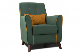Кресло традиционное Френсис, ТК260 Зелёный, Нижегородмебель и К (Россия)