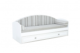 Кровать односпальная, коллекции Салерно, Белый Белый, БРВ Брест (Беларусь)