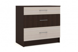 Комод 3Я как часть комплекта Алена, Дуб Молочный, Империал (Россия)