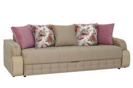 Диван прямой раскладной Антей, GROUND 01(бежевый)/MIKAELA BEIGE/ FROZEN 11, АСМ Элегант (Россия)