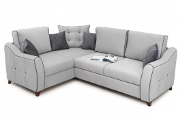 Диван угловой раскладной Френсис, ТД264 Серый, Нижегородмебель и К (Россия)