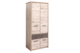 Шкаф для одежды 4Д  Джаз, Каштан найбори Светлый, Анрэкс (Беларусь)