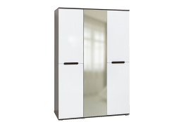 Шкаф для одежды 3Д , коллекции Вегас, Белый Белый, Горизонт (Россия)