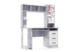 Стол компьютерный  6, Белый , СВ Мебель (Россия)