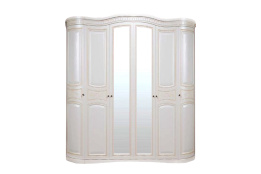 Шкаф для одежды 6Д  как часть комплекта Венера, Крем, Слониммебель (Беларусь)