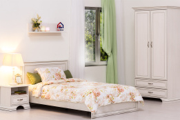 Комплект мебели для спальни Тиффани, Вудлайн Кремовый, Анрэкс(Беларусь)
