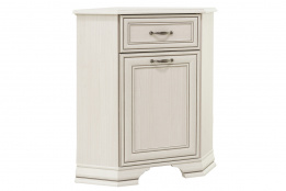 Тумба угловая 1Д 1Я (Tiffany 1D1SU), коллекции Тиффани, Вудлайн Кремовый, Анрэкс (Беларусь)