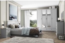 Комплект мебели для спальни Валенсия, Серый, Анрэкс(Беларусь)