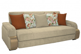 Диван прямой раскладной как часть комплекта Николь, ТД830, Нижегородмебель и К (Россия)