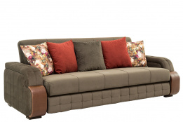 Диван прямой раскладной как часть комплекта Николь, ТД804, Нижегородмебель и К (Россия)