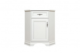 Тумба традиционная 1Д 1Я, коллекции Кентаки, Белый, БРВ Брест (Беларусь)