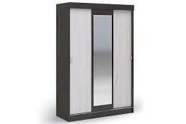 Шкаф-купе 3Д  Бася, Анкор светлый/Венге, Стендмебель (Россия)