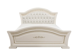 Кровать двуспальная как часть комплекта Венера, Крем, Слониммебель (Беларусь)