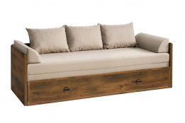 Кровать односпальная, коллекции ИНДИАНА, Дуб Саттер, БРВ Брест (Беларусь)