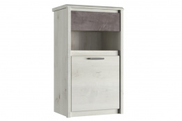 Тумба традиционная 1Д 1Я Бьерк, Ольха Полярная/Оникс, Анрэкс (Беларусь)