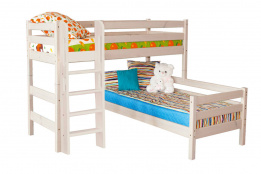 Кровать двухъярусная, модульной системы Соня 7, Белый, Мебельград (Россия)