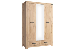 Шкаф для одежды 3Д  Мортиз, Дуб Вотан, Анрэкс (Беларусь)