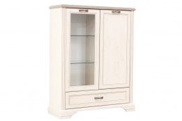 Тумба витрина 2Д 1Я (Monako 1V1D1SL), коллекции Монако, Сосна Винтаж, Анрэкс (Беларусь)