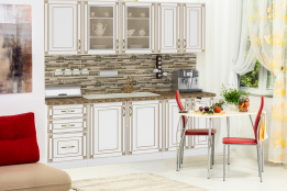 Комплект мебели для кухни Империя 1800, Белый, MEBEL SERVICE(Украина)