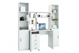 Комплект мебели для детской УШ 11, Белый, МФ Мастер(Россия)