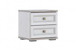Тумба прикроватная 2Я как часть комплекта Александрия, Сосна Санторини, СВ Мебель (Россия)