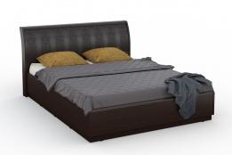 Кровать двуспальная как часть комплекта Токио, Венге, Империал (Россия)