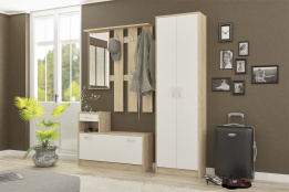 Шкаф прихожая 3Д  Орион 150, Белый, MEBEL SERVICE (Украина)
