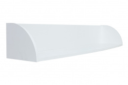 Полка навесная как часть комплекта Салерно, Белый Белый, БРВ Брест (Беларусь)