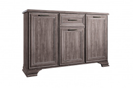 Тумба традиционная 3Д 1Я, коллекции Тиффани, Орех Элия темный, Анрэкс (Беларусь)