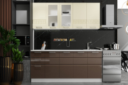 Комплект мебели для кухни Кристалл 2000, Ваниль, Фант Мебель(Россия)