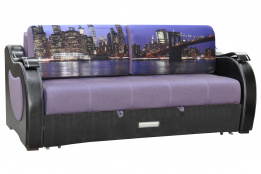 Диван прямой раскладной Аквамарин 10, Genesis12/MOBI12КУПОН 0431.01 (Сумерки), АСМ Классик (Россия)