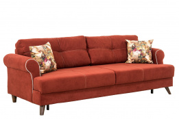 Диван прямой раскладной как часть комплекта Мирта, ТД303, Нижегородмебель и К (Россия)