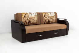 Диван прямой раскладной Аквамарин 7, КупонАфрикаЛьвы/MOBI11Диван, АСМ Классик (Россия)