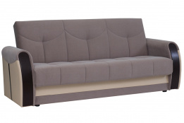 Диван прямой раскладной Сиеста 4, Ника06/EcotexА109/Ecotex213, АСМ Элегант (Россия)