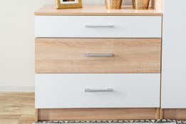 Комод 3Я как часть комплекта Алена, Белый, Империал (Россия)