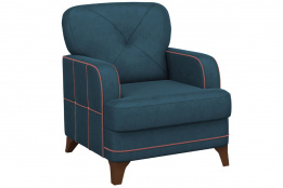 Кресло традиционное Черри, ТК176 Синий, Нижегородмебель и К (Россия)