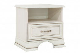 Тумба прикроватная 1Я как часть комплекта Тиффани, Вудлайн Кремовый, Анрэкс (Беларусь)